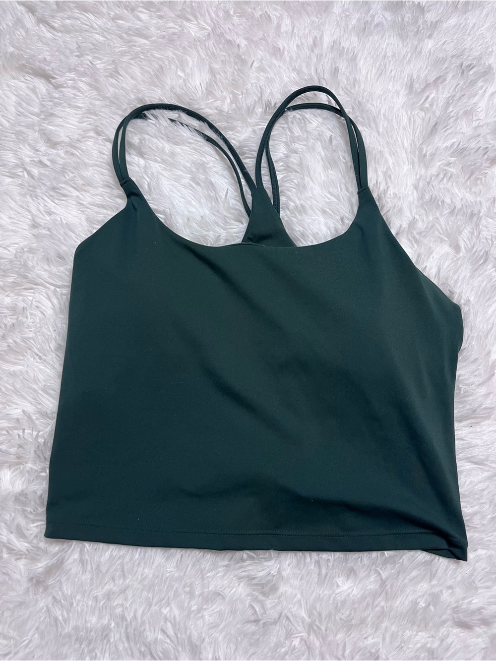 Fabletics Principal Built-In Bra Tank in Everpine